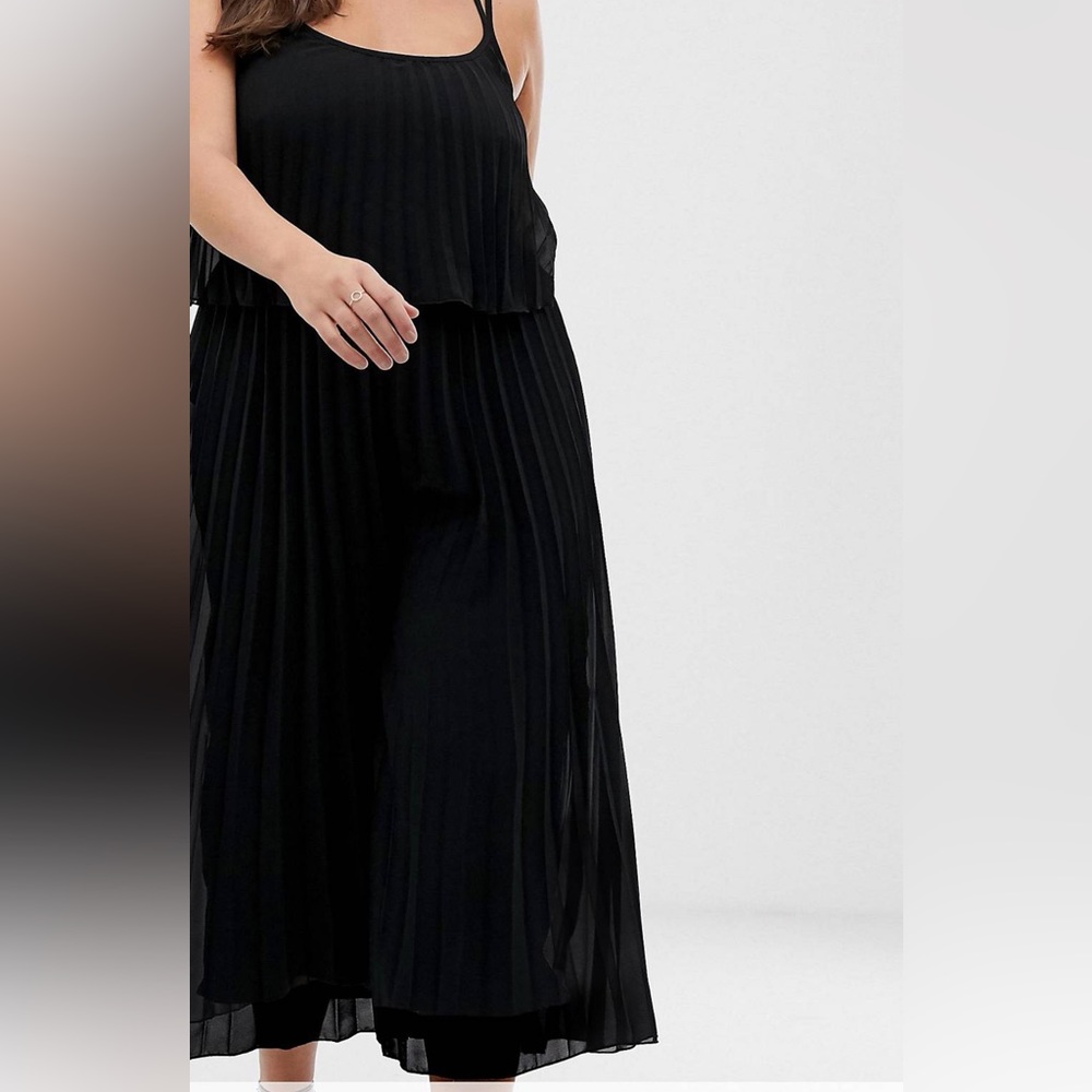 ASOS Curve Pleated Jumpsuit